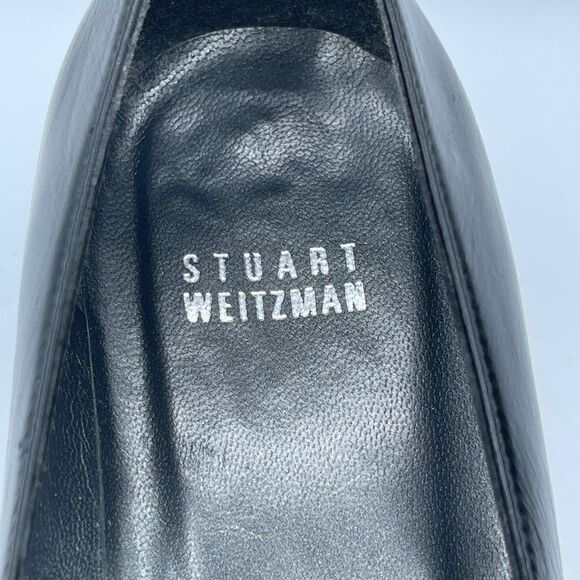Vintage Stuart weitzman black bow tie pumps 10 - Picture 11 of 16